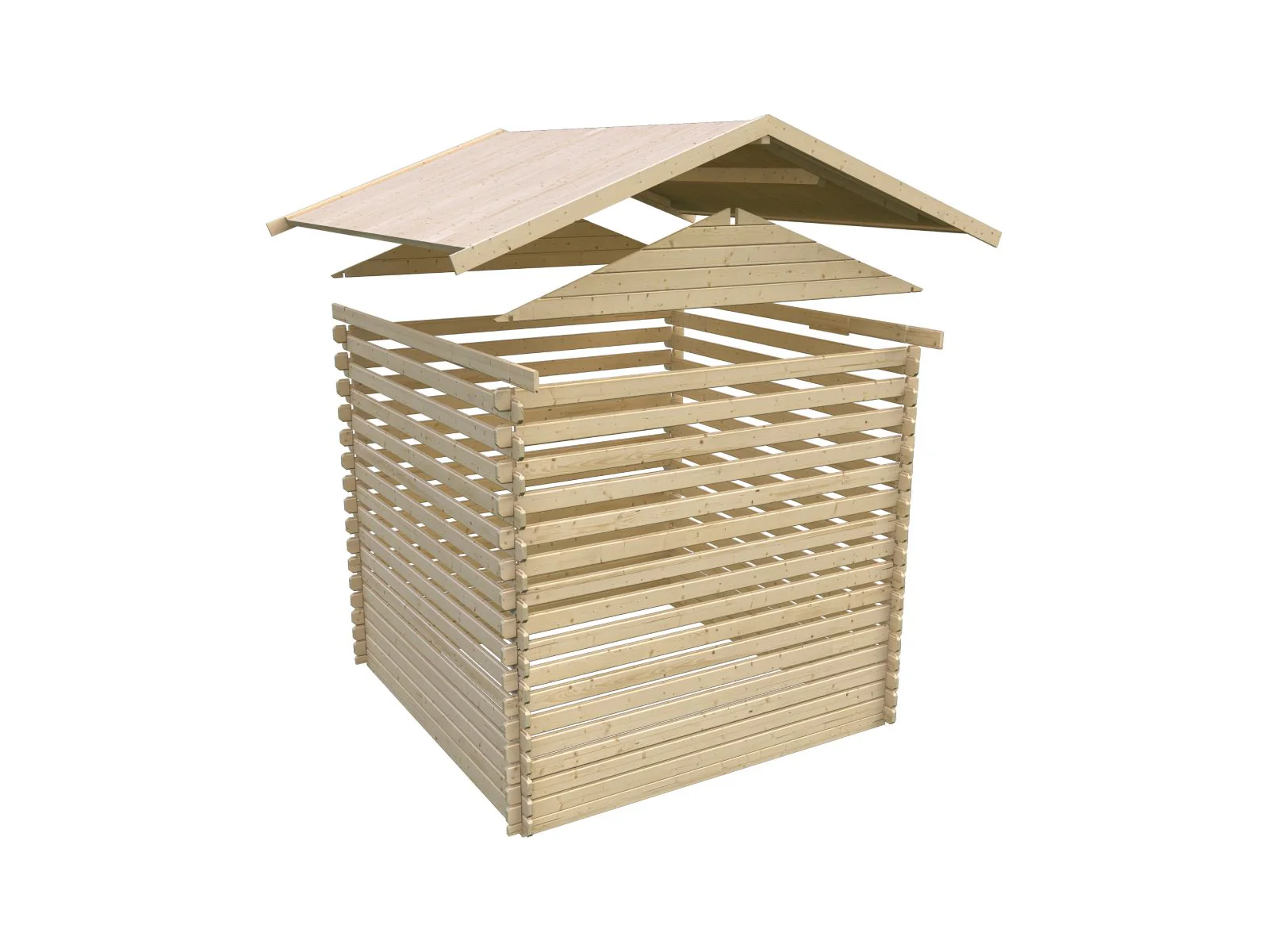 Karibu Gartenhaus Lagor 2 38 mm 2-Raum-Haus - Image 14