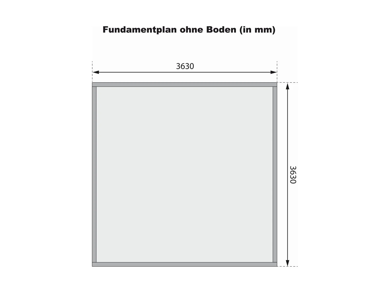 Karibu Gartenhaus Northeim 5 terragrau mit Anbaudach 3 m - Image 5