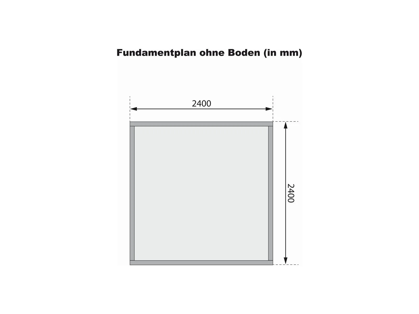 Karibu Gartenhaus Qubic in terragrau - Image 4