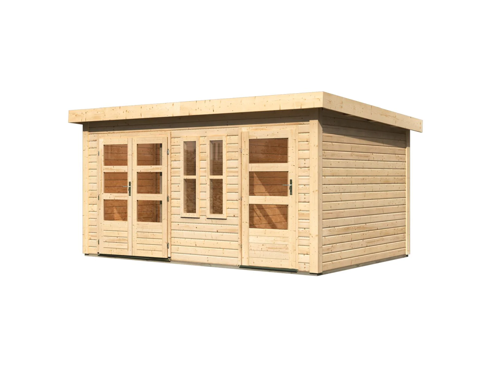 Karibu Gartenhaus Schönbuch 2 38 mm 2-Raum-Haus - Image 4