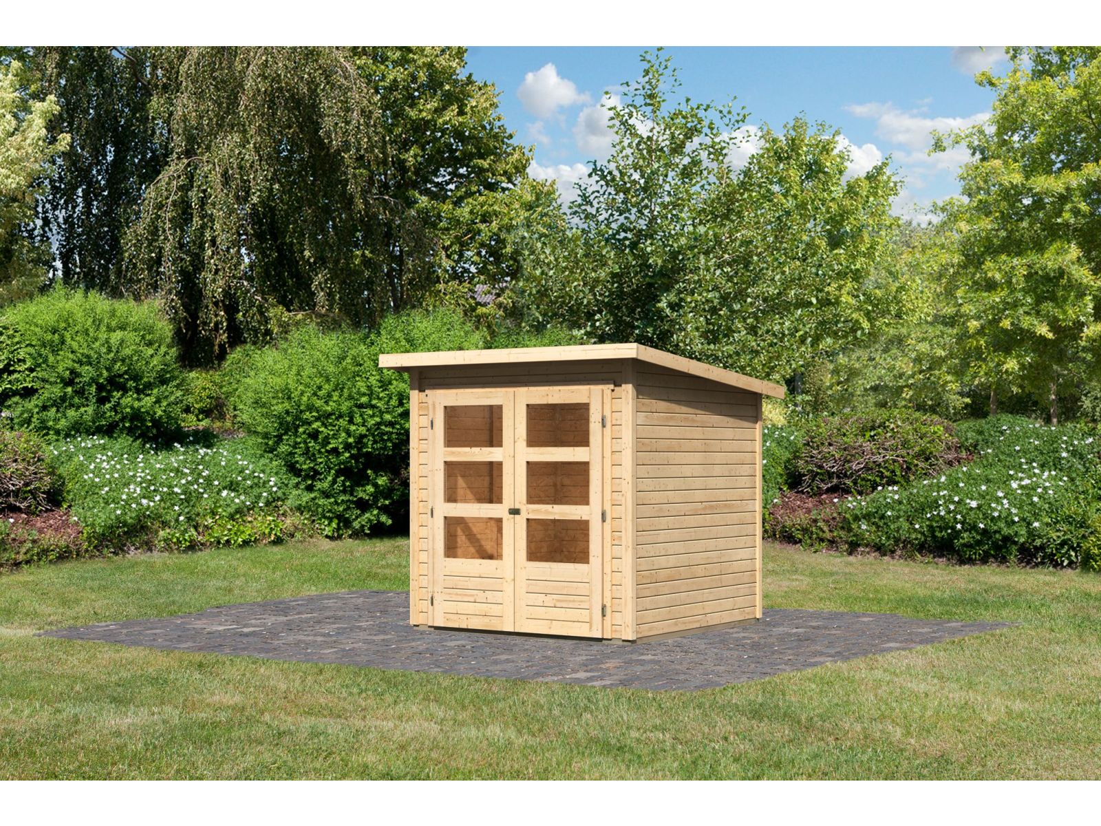 Karibu Gartenhaus Stockach 2 natur - Image 2