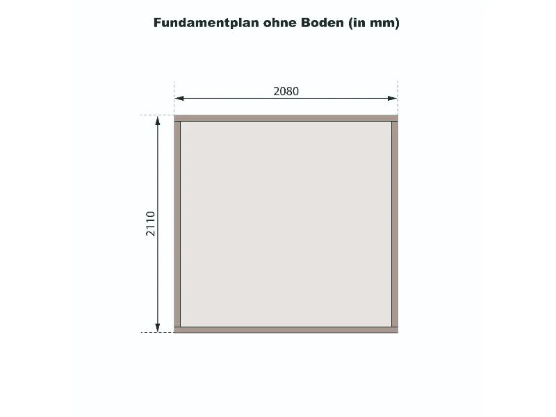 Karibu Gerätehaus Merseburg 4, vorvergraut, 14 mm - Image 4