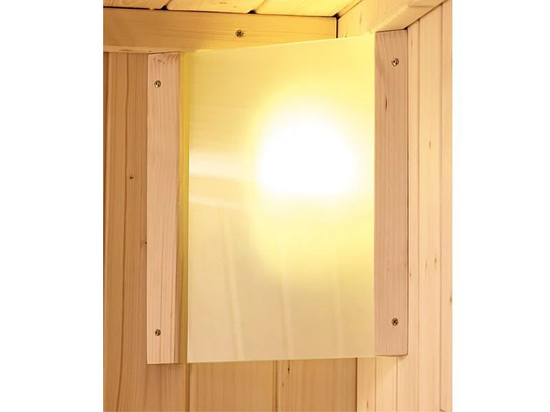 Karibu Leuchten Set mit Saunaleuchte Premium und Anschlusskabel (Starkstrom) - Image 3