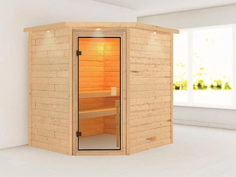 Karibu Massivholzsauna Mia 38 mm - Image 4