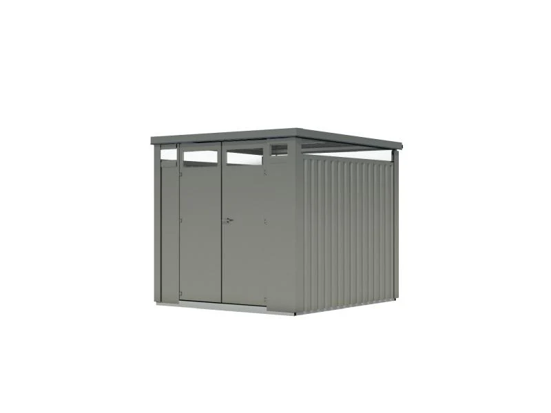 Karibu Metallgerätehaus Osten 2, graualuminium - Image 4