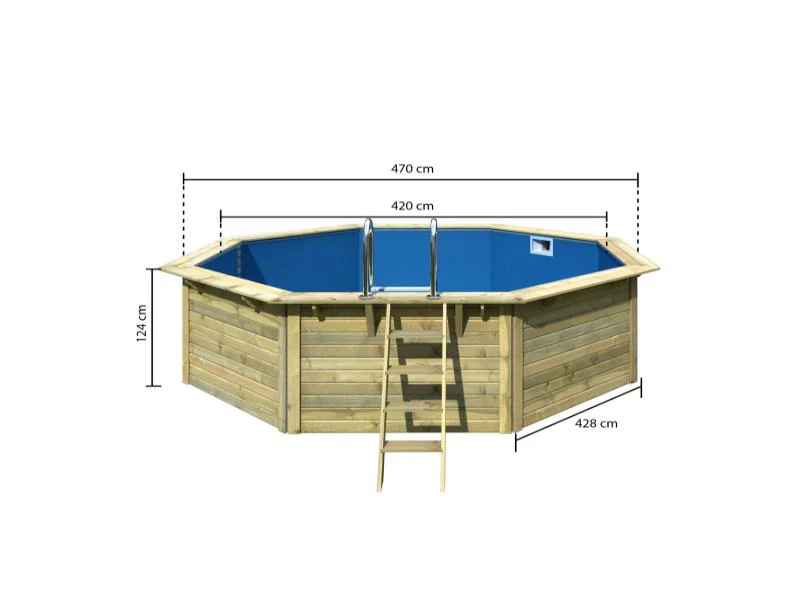Karibu Pool Modell 2 X kdi - Folie Blau - Image 2