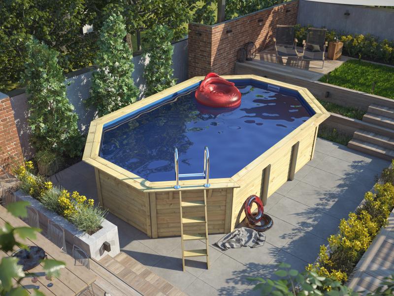 Karibu Pool Modell 4 X kdi - Folie Blau - Image 3