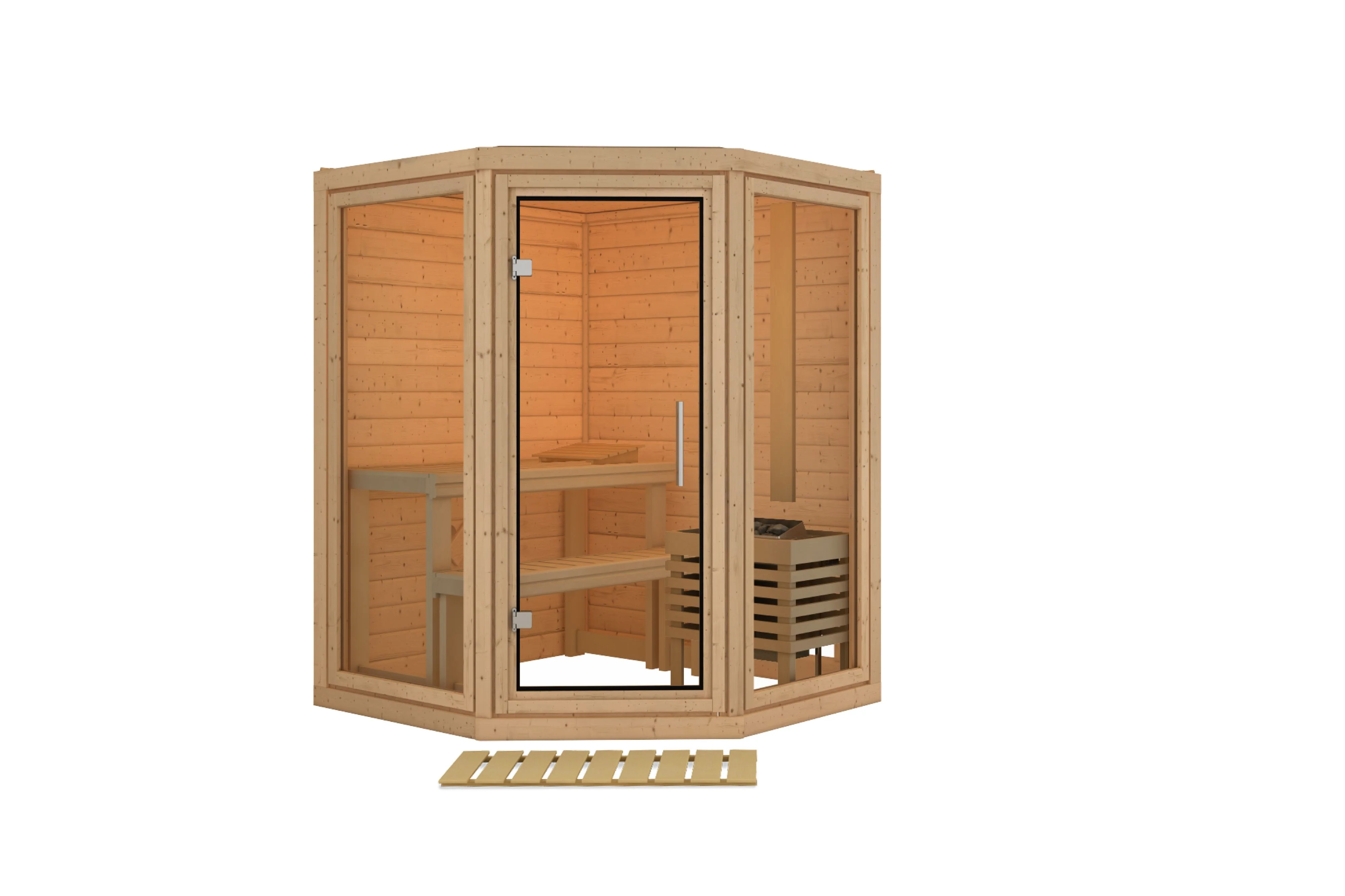 Karibu Sauna Yuma 38 mm - Image 4