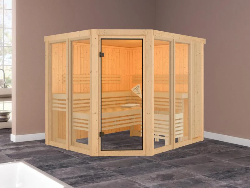 Karibu Sauna Ainur ohne Ofen 68 mm - Image 2