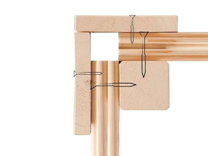 Karibu Sauna Antonia inkl. 9 kW Ofen integr. Steuerung mit klassischer Saunatür -mit Dachkranz- - Image 8