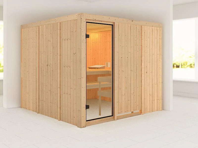 Karibu Sauna Arvika 68 mm