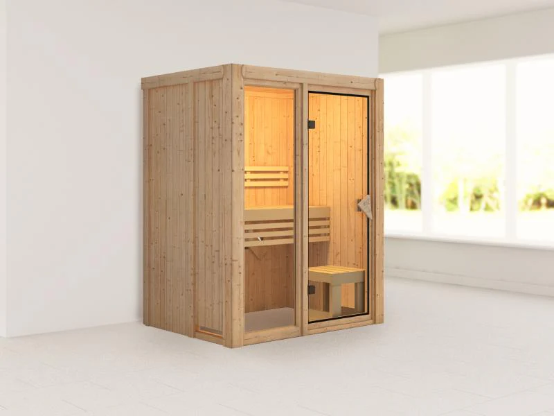 Karibu Sauna Avari 1 - ohne Ofen - ohne Dachkranz - Image 3