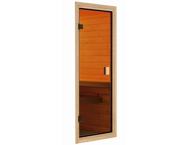 Karibu Sauna Bodo 68 mm inkl. 9 kW Bioofen ext. Steuerung - Image 8
