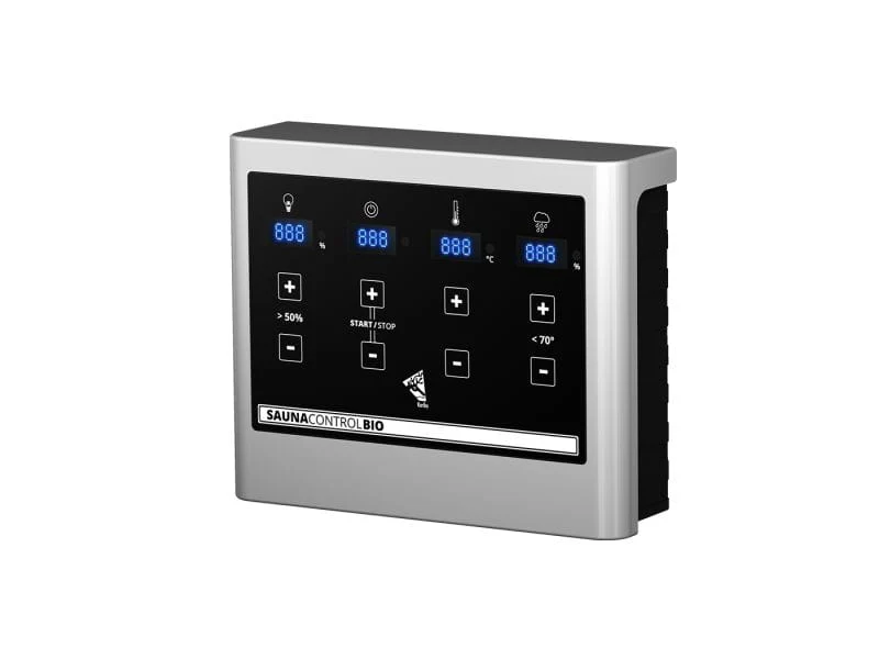 Karibu Sauna Gobin inkl. 9-kW-Bioofen mit externer Steuerung, ohne Dachkranz, mit energiesparender S - Image 6