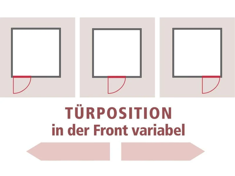 Karibu Sauna Gobin inkl. 9-kW-Ofen mit interner Steuerung, ohne Dachkranz, mit moderner Saunatür - Image 9