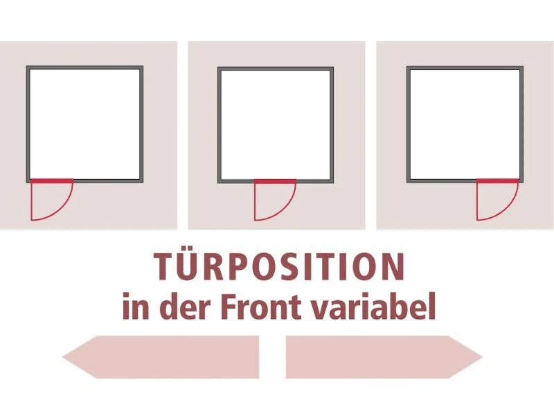 Karibu Sauna Gobin ohne Ofen, ohne Dachkranz, mit moderner Saunatür - Image 8