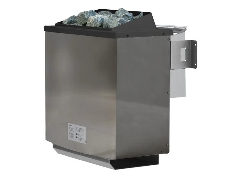 Karibu Sauna Larin inkl. 9 kW Bioofen mit externer Steuerung, mit Dachkranz, mit energiesparender Sa - Image 4