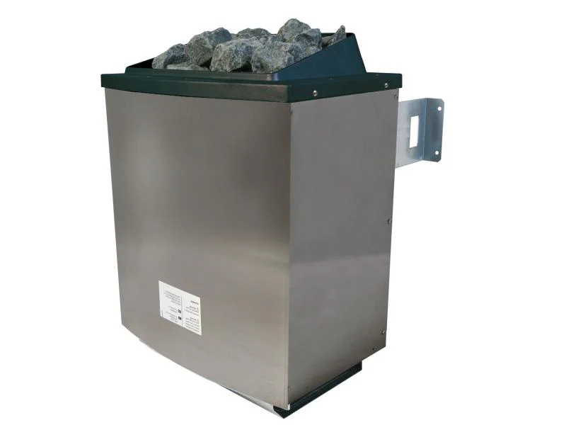 Karibu Sauna Larin inkl. 9 kW Ofen mit externer Steuerung, mit Dachkranz, mit energiesparender Sauna - Image 4