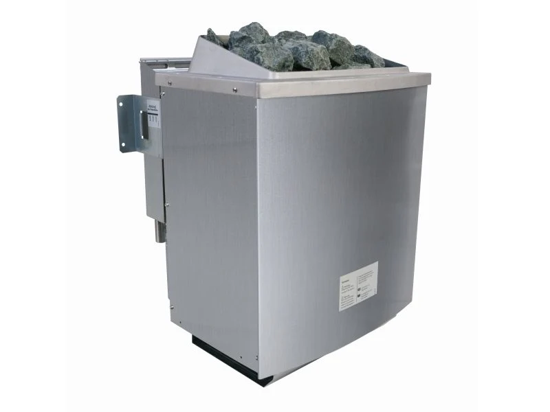 Karibu Sauna Lotta mit 9 kW Bioofen ext. Strg und Dachkranz 38 mm - Image 5