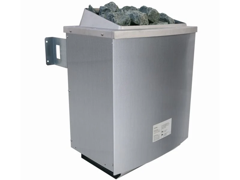 Karibu Sauna Lotta mit 9 kW Ofen ext. Strg und Dachkranz 38 mm - Image 6