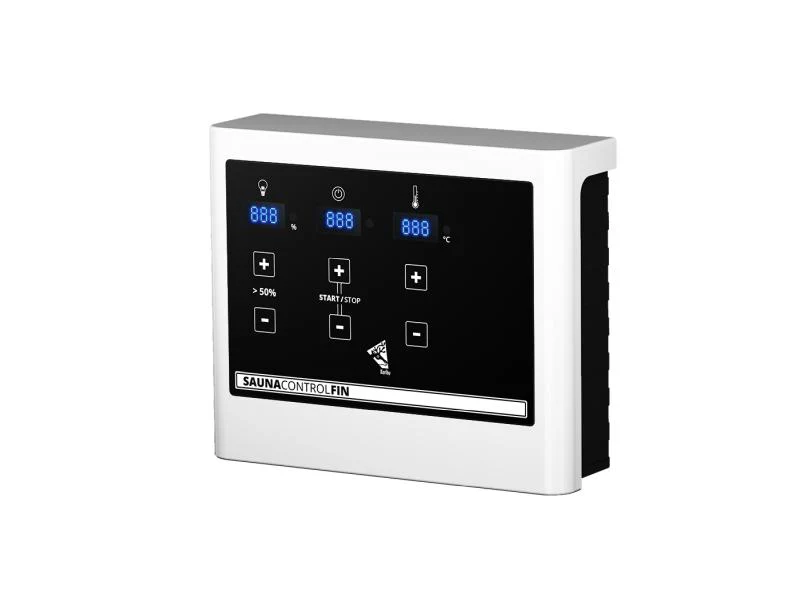 Karibu Sauna Siirin inkl. 9 kW Ofen ext. Steuerung mit energiesparender Saunatür - mit Dachkranz - - Image 5