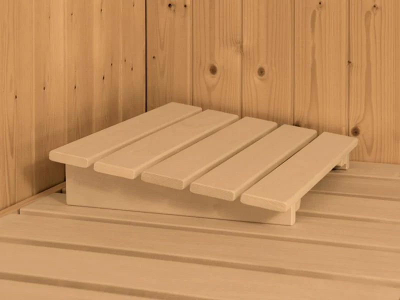 Karibu Sauna Sodin inkl. 9 kW Ofen integr. Steuerung mit moderner Saunatür - ohne Dachkranz - - Image 9