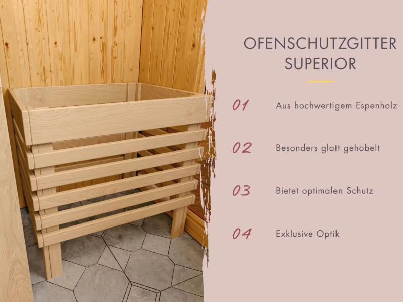 Karibu Sauna Sonara ohne Ofen, ohne Dachkranz, mit moderner Saunatür - Image 6