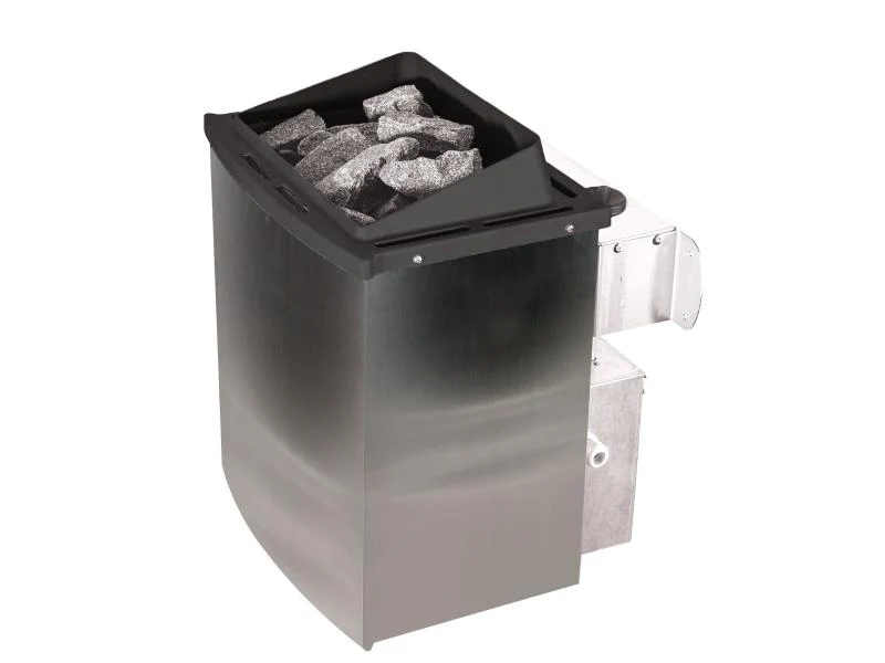 Karibu Sauna Taurin inkl. 9 kW Ofen integrierte Steuerung, mit Energiespartür -ohne Dachkranz- - Image 4