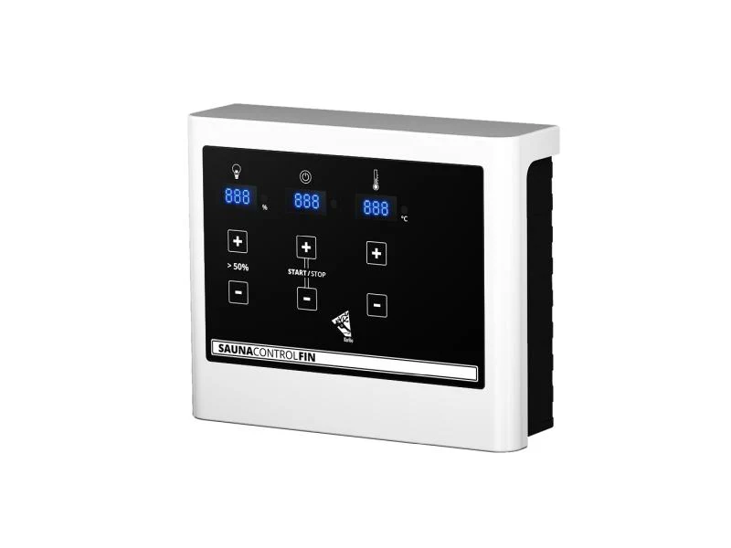 Karibu Sauna Variado inkl. 9 kW Ofen ext. Steuerung, mit Energiespartür -mit Dachkranz- - Image 4