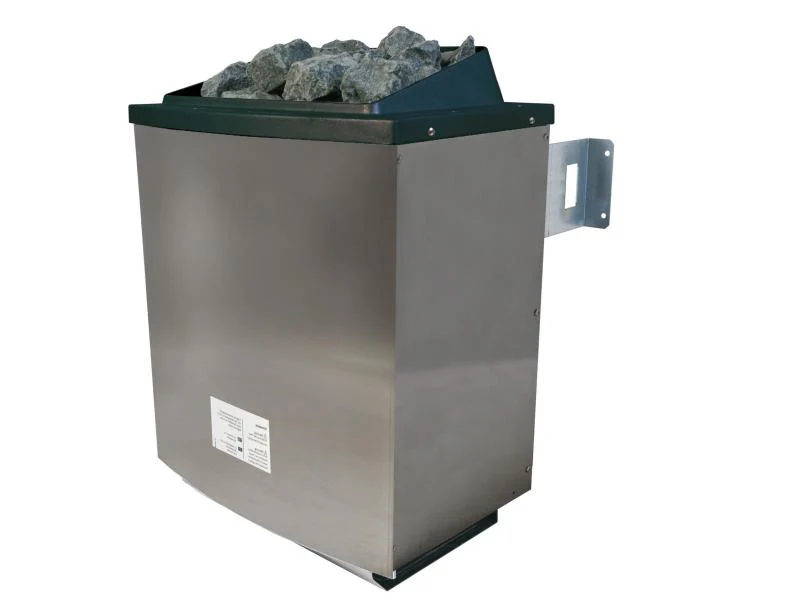Karibu Saunahaus Hytti 1 38 mm terragrau- inkl. 9 kW Ofen ext. Steuerung - mit Energiespartür und F - Image 3