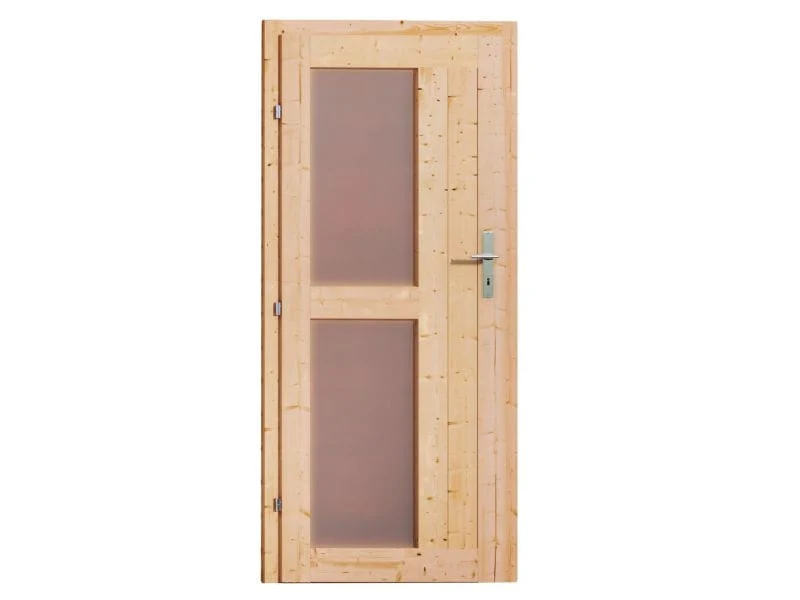 Karibu Saunahaus Skrollan 1 38 mm- ohne Ofen- Milchglastür - Image 5