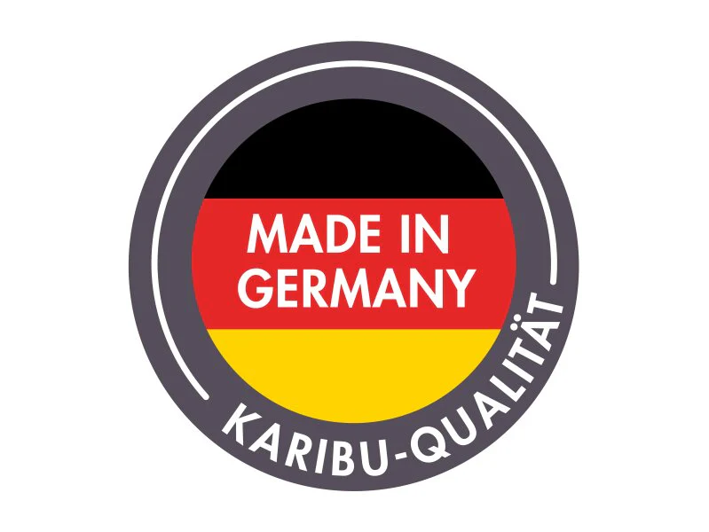 Karibu Saunahaus Skrollan 2, inkl. 9 kW Ofen ext. Steuerung HUUM - Klassische Tür - Image 11