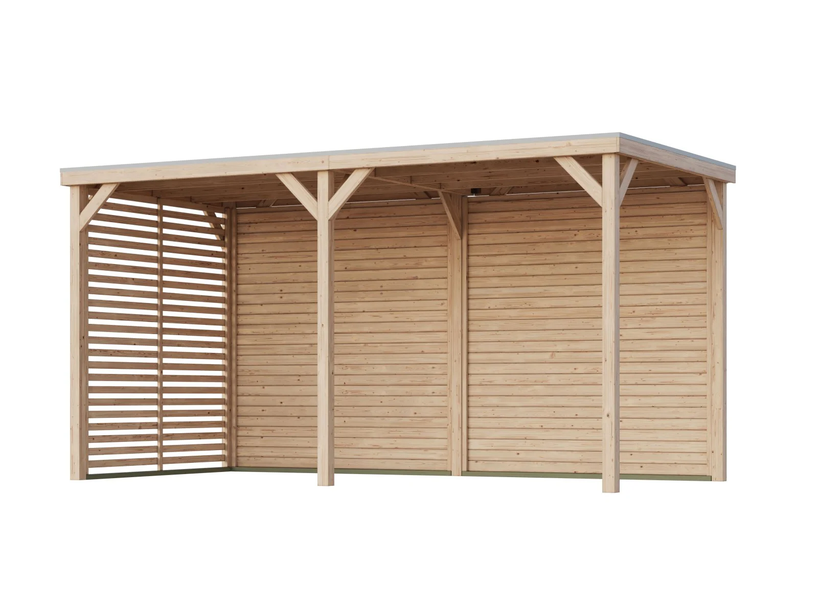 Karibu WM Pavillon Außenküche L, mit Verlängerung - Image 3