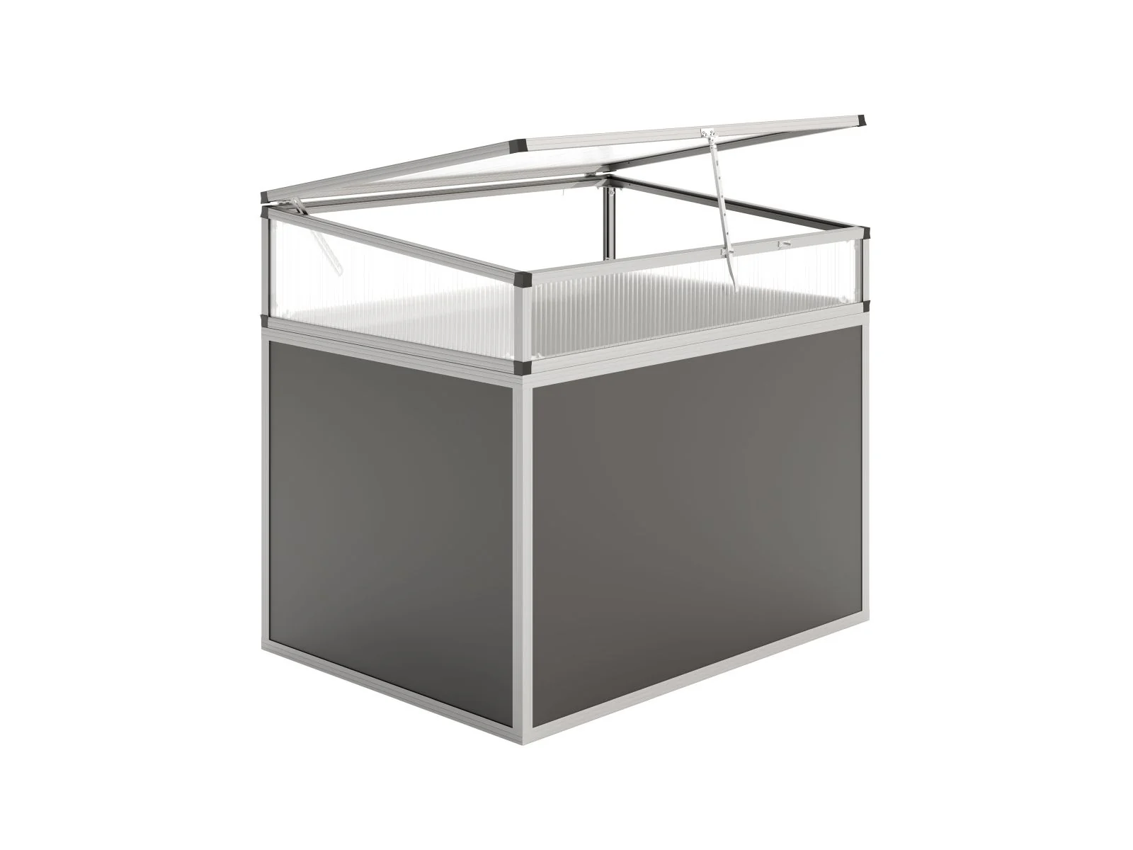 KGT Aluminium-Hochbeet 130, pressblank - Image 4