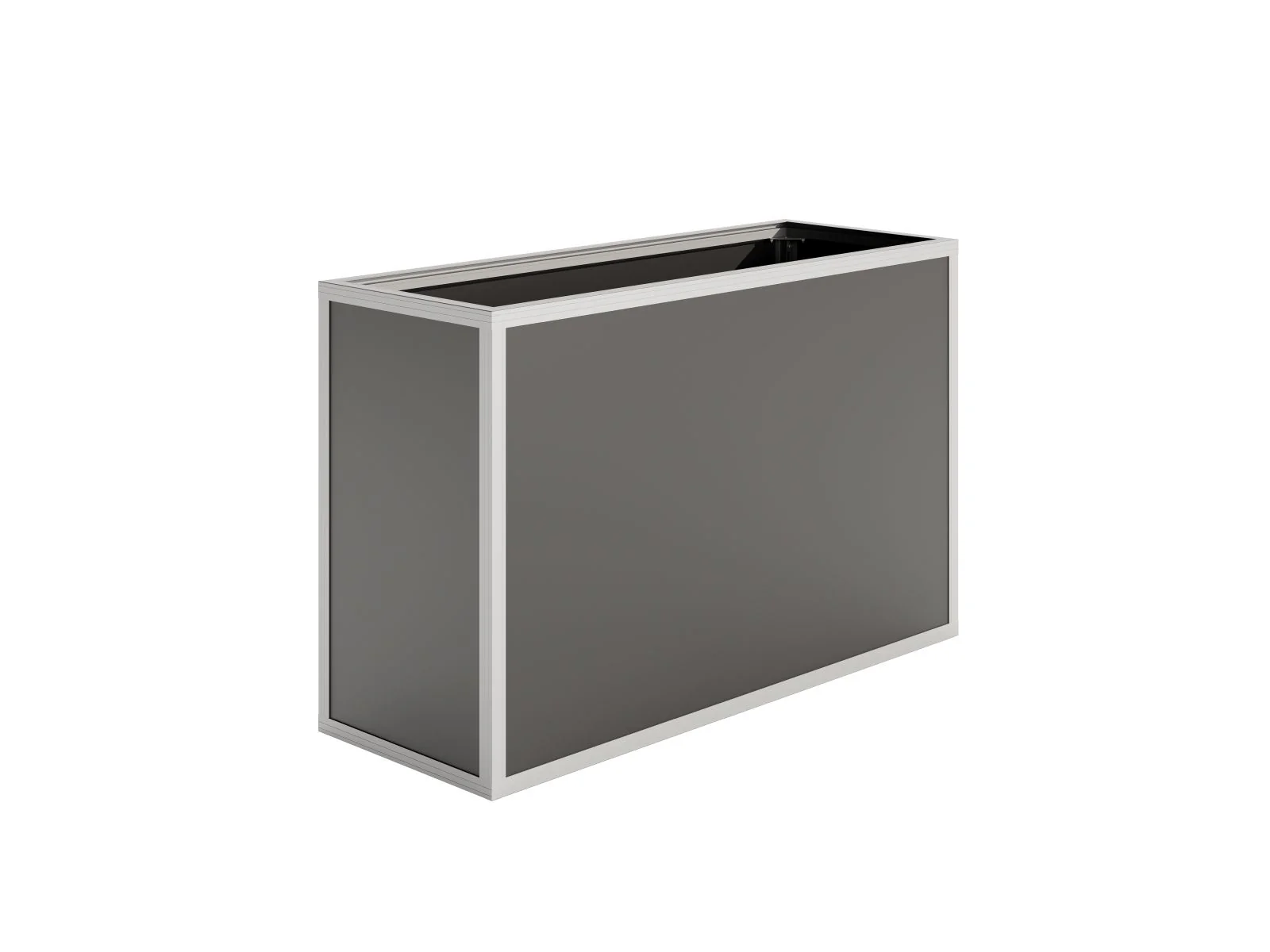KGT Aluminium-Hochbeet 130 small, anthrazit-grau