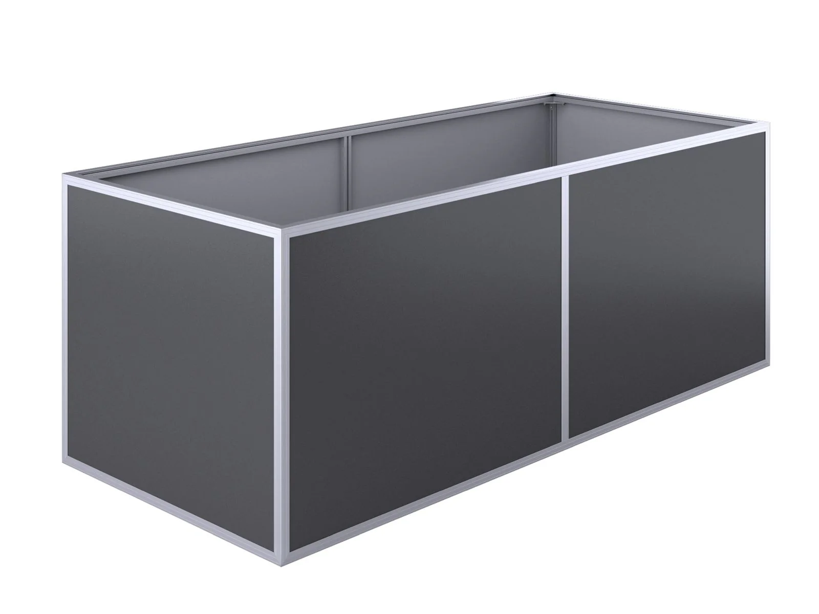 KGT Aluminium-Hochbeet 210, pressblank
