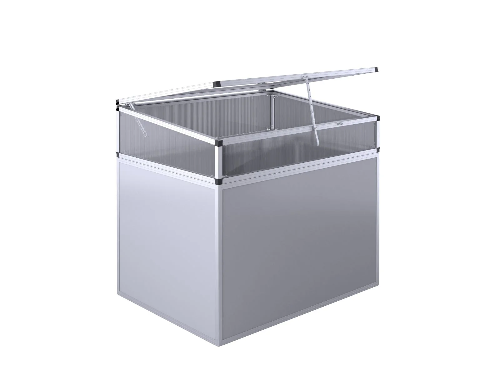 KGT Frühbeetaufsatz für Aluminium-Hochbeet 130