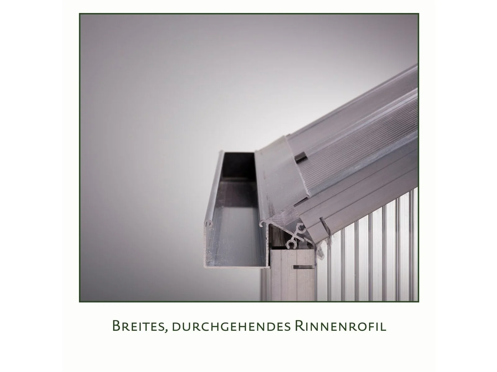 KGT Gewächshaus Iris II, HKP 16 mm, anthrazit-grau - Image 9