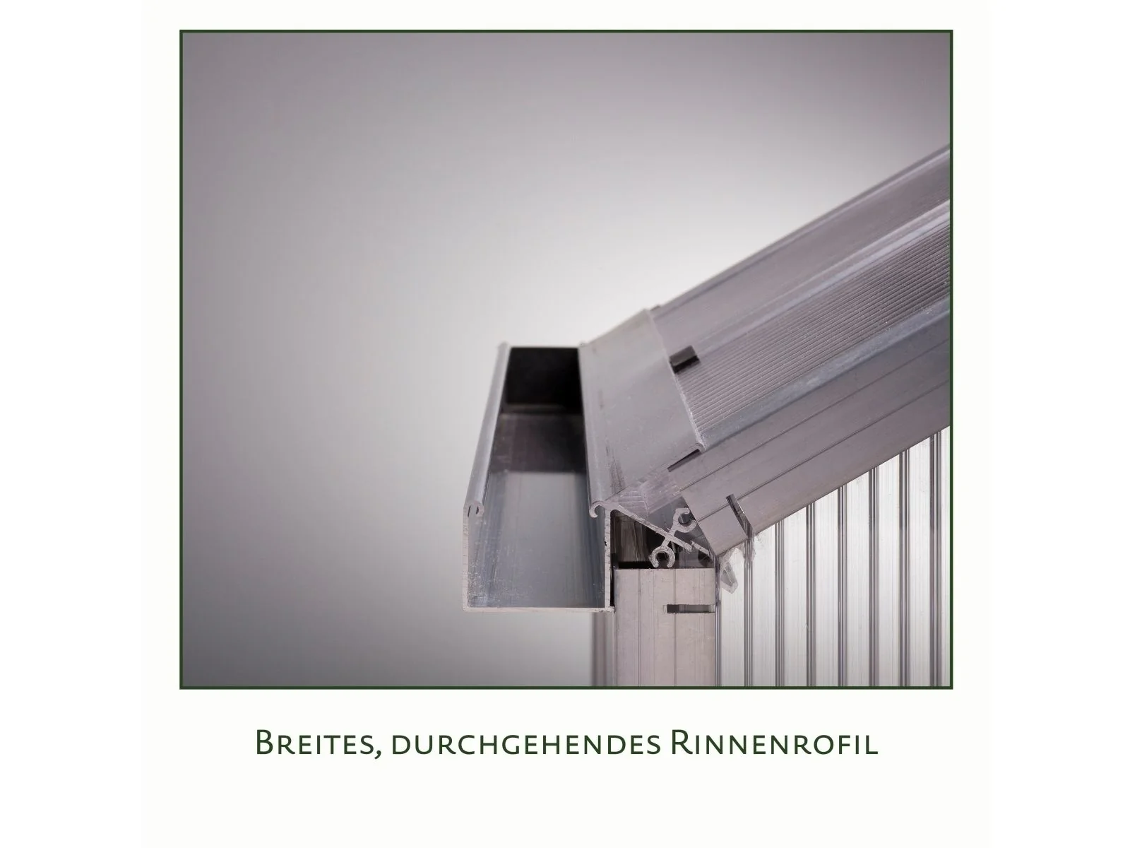 KGT Gewächshaus Iris IV, HKP 16 mm, anthrazit-grau - Image 9