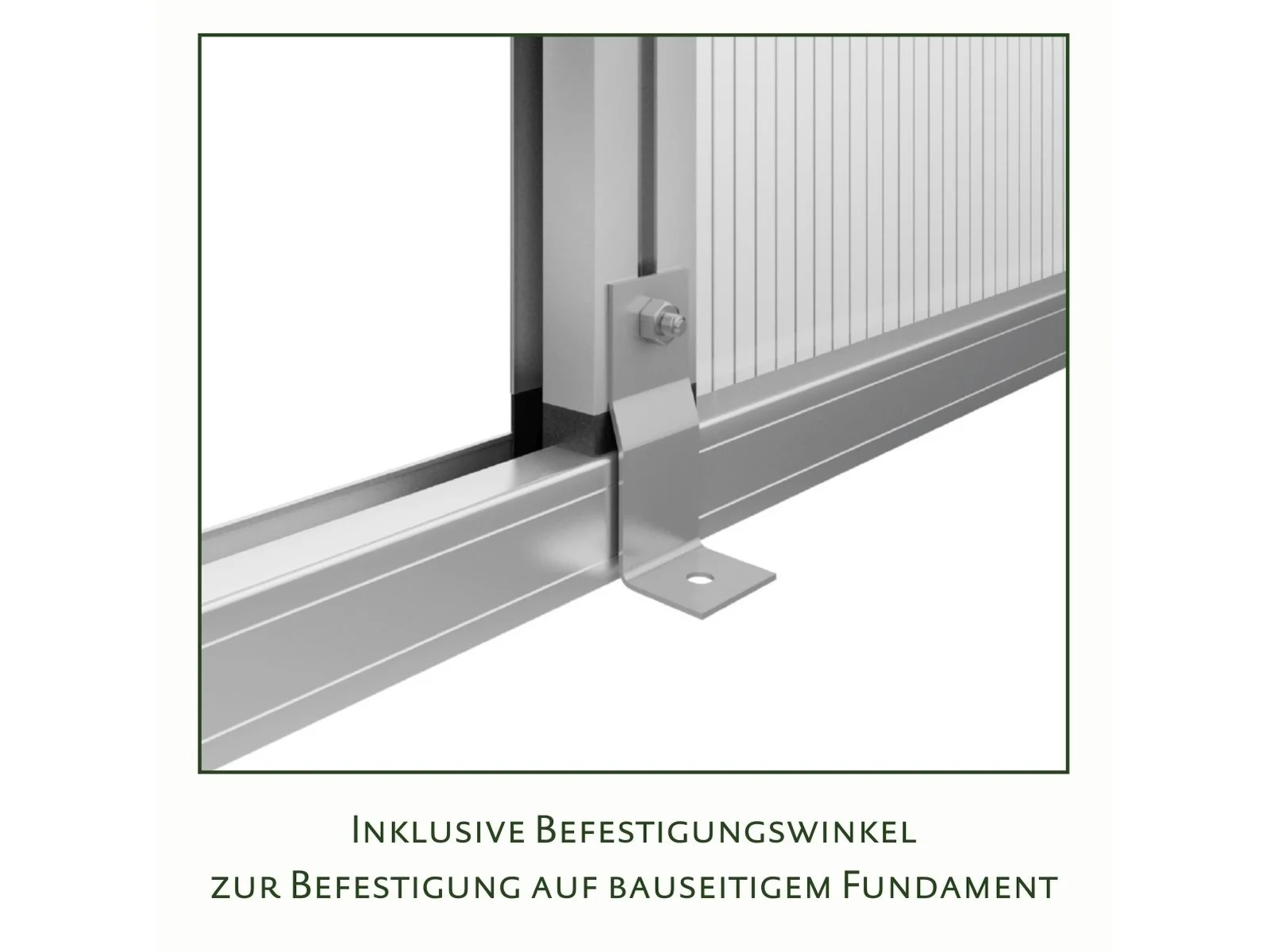 KGT Gewächshaus Iris IV, HKP 16 mm, pressblank - Image 6