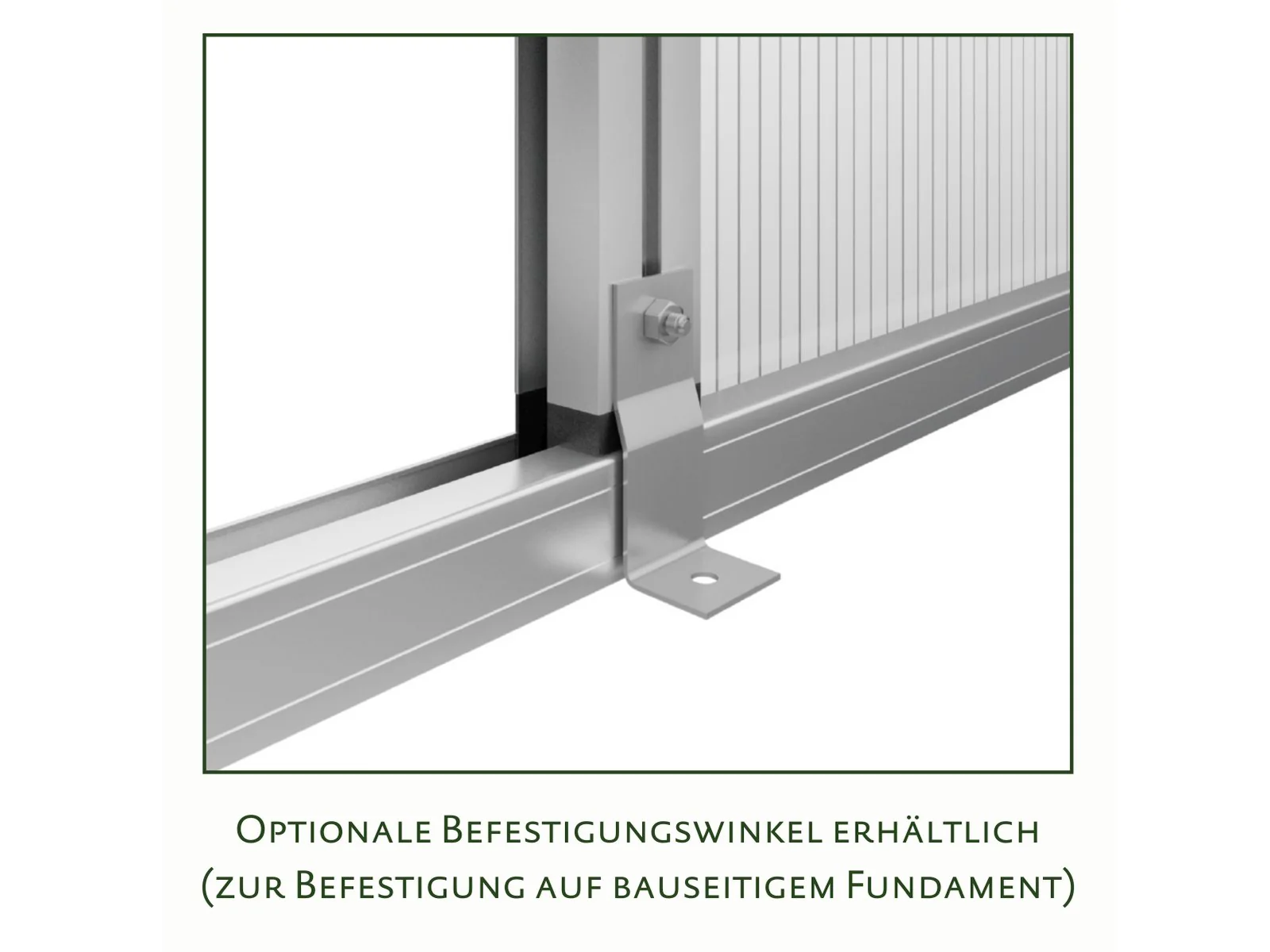 KGT Gewächshaus Lilie III, HKP 10 mm, anthrazit-grau - Image 7