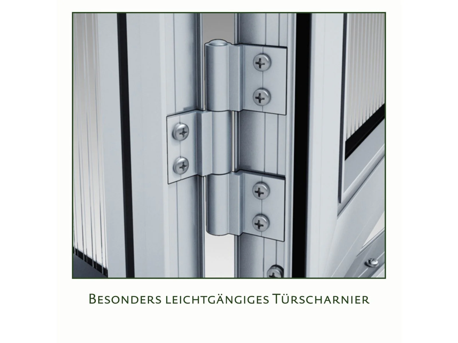 KGT Gewächshaus Rose II, HKP 10 mm, pressblank - Image 8