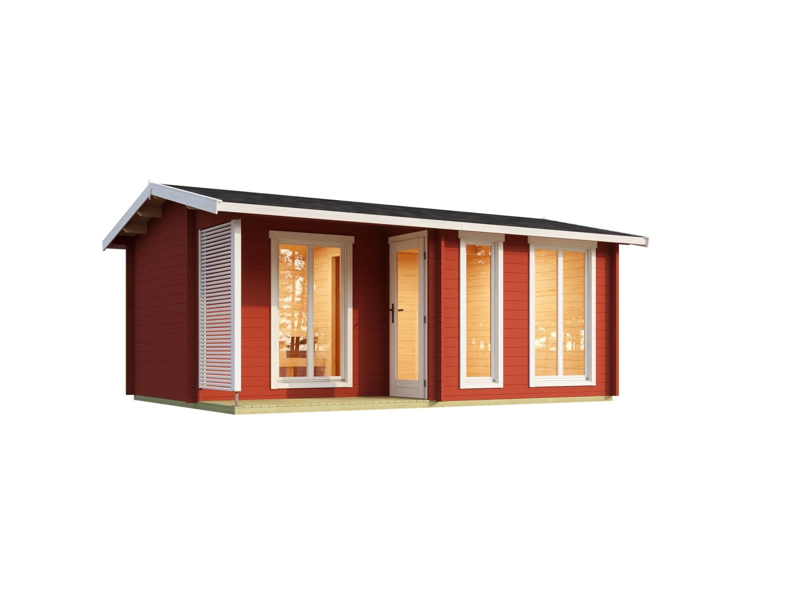 Lasita Brighton Sauna, schwedenrot - Image 5