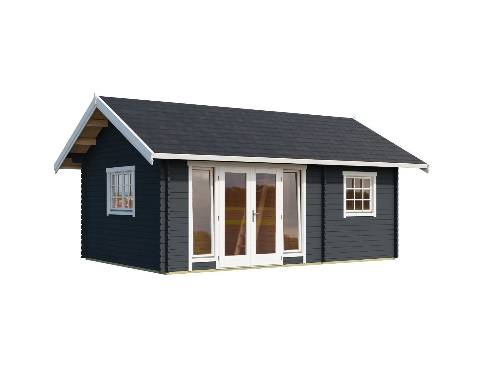 Lasita Gartenhaus Caroline 2.1, carbongrau - Image 7