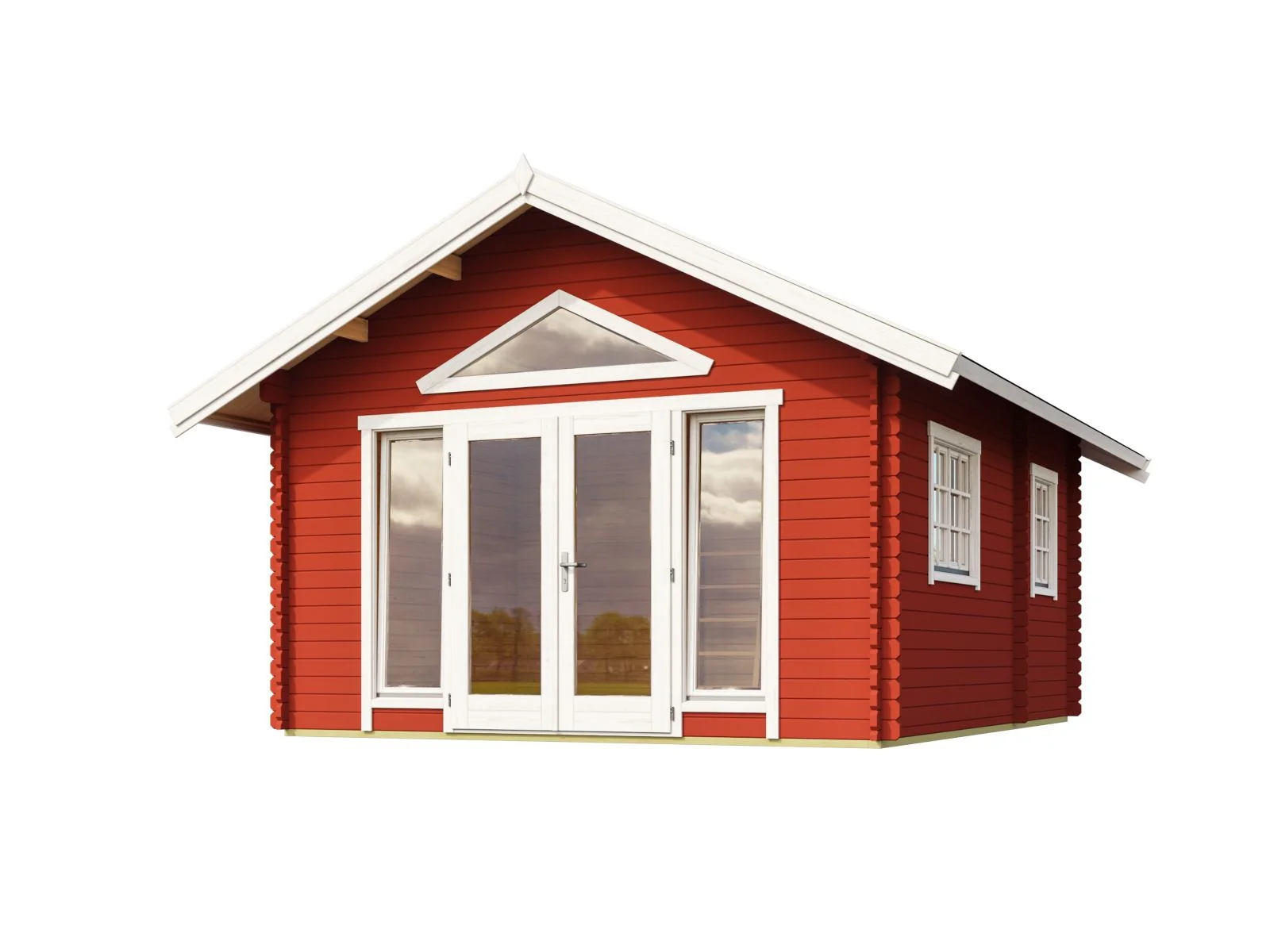 Lasita Gartenhaus Caroline 2.2, schwedenrot - Image 7