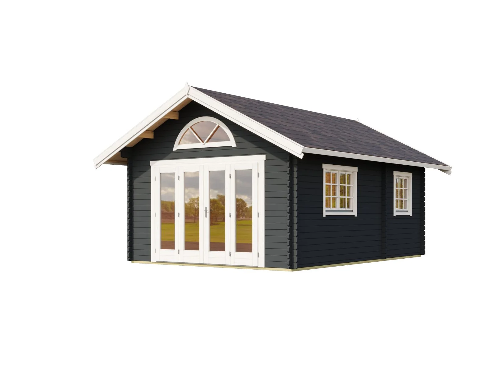 Lasita Gartenhaus Caroline 2.3, carbongrau - Image 7