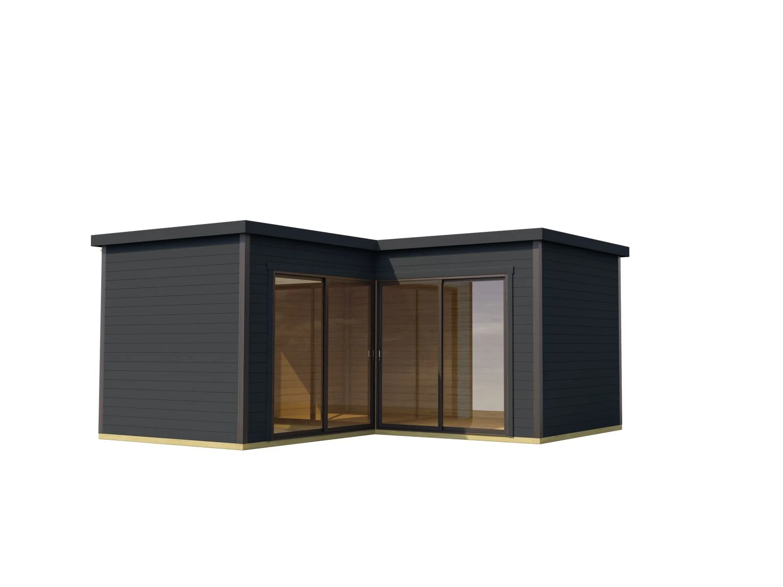 Lasita Gartenhaus Domeo 6 , carbongrau - Image 2
