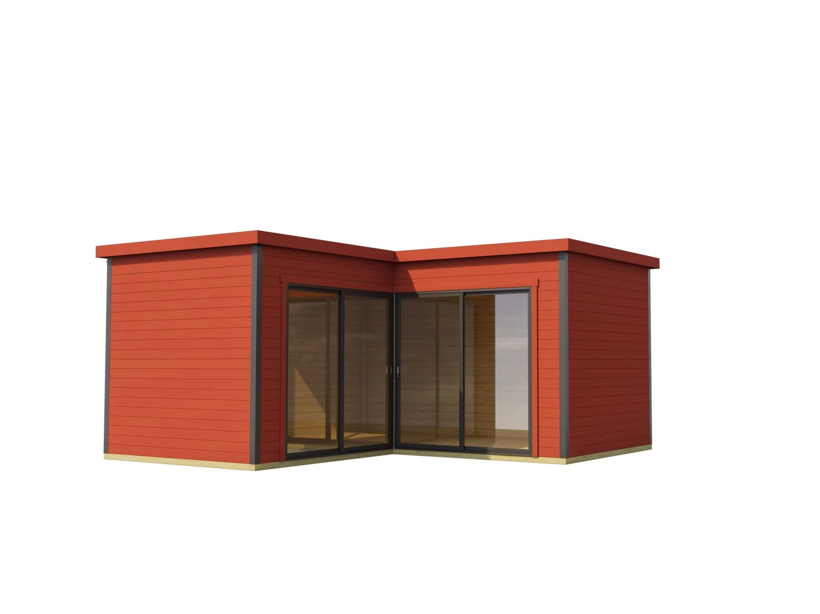 Lasita Gartenhaus Domeo 6 , schwedenrot - Image 2