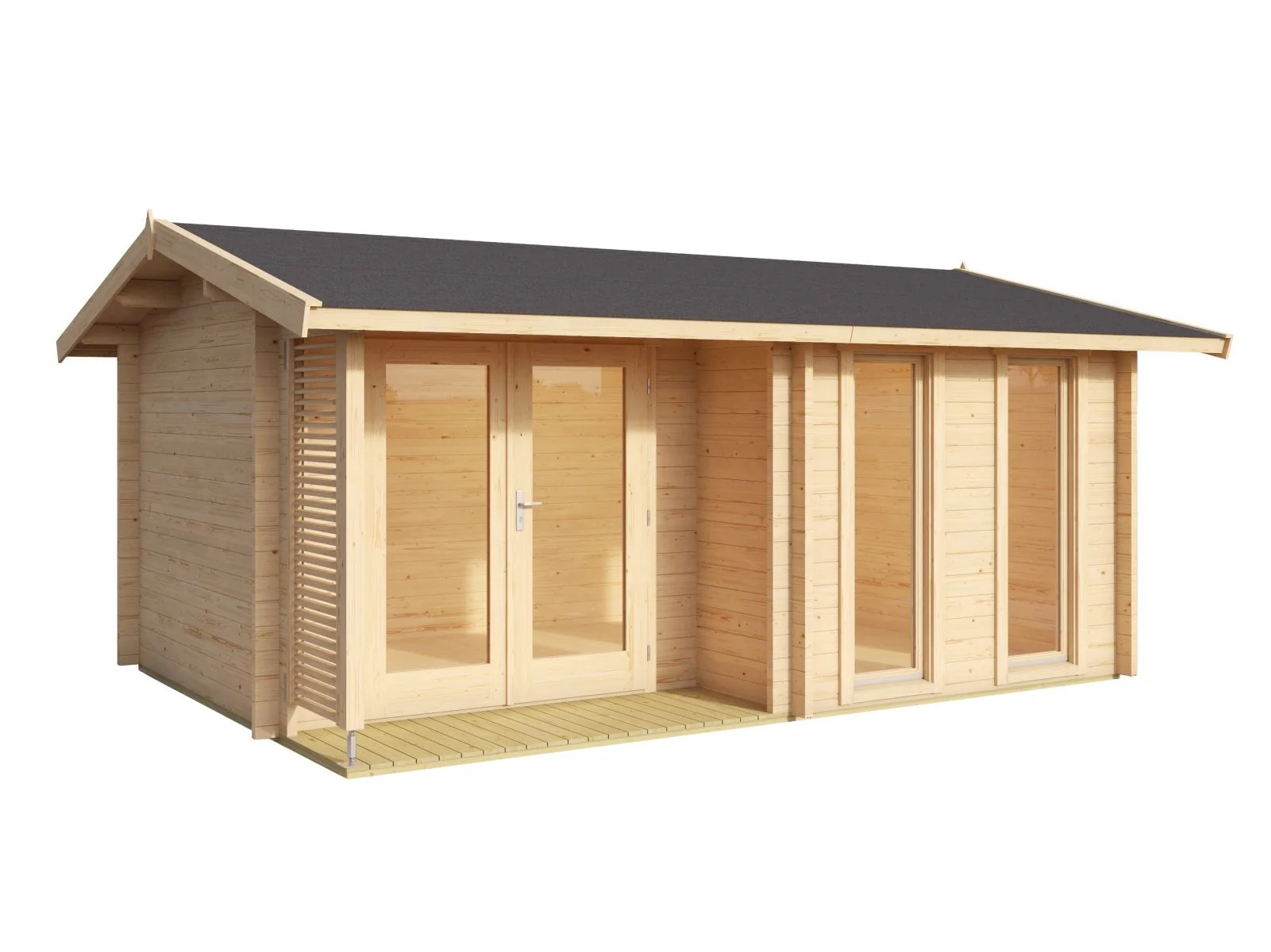Lasita Gartenhaus Hampshire, naturbelassen, 44 mm - Image 2