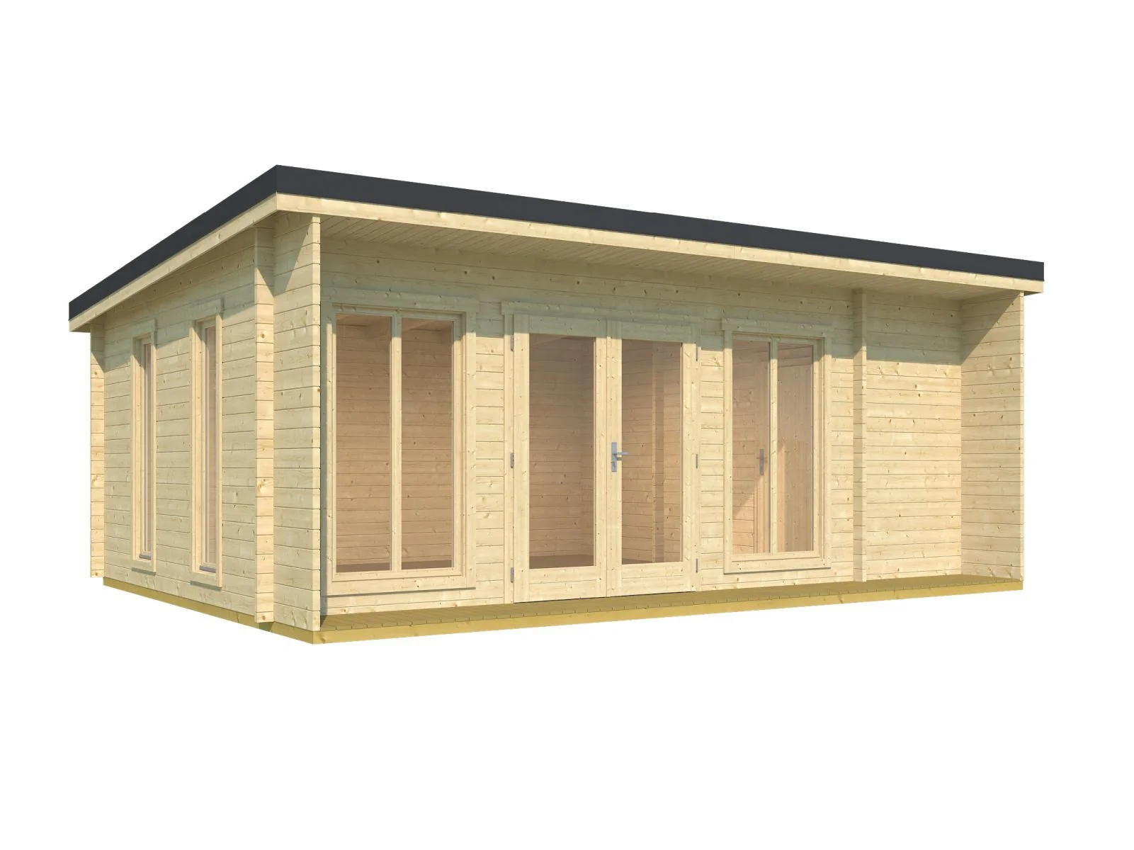 Lasita Gartenhaus Japan, naturbelassen, 44 mm - Image 2
